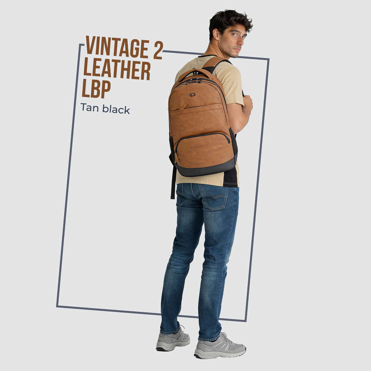 Gear Vintage 2 Leather Lbp - Tan Black