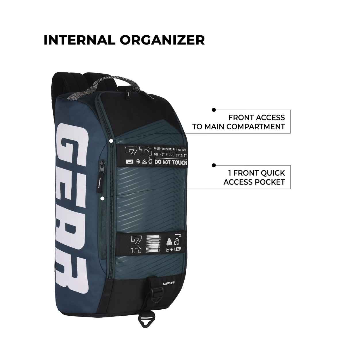 Gear Colorblock Frontloader Maxis Teal Black