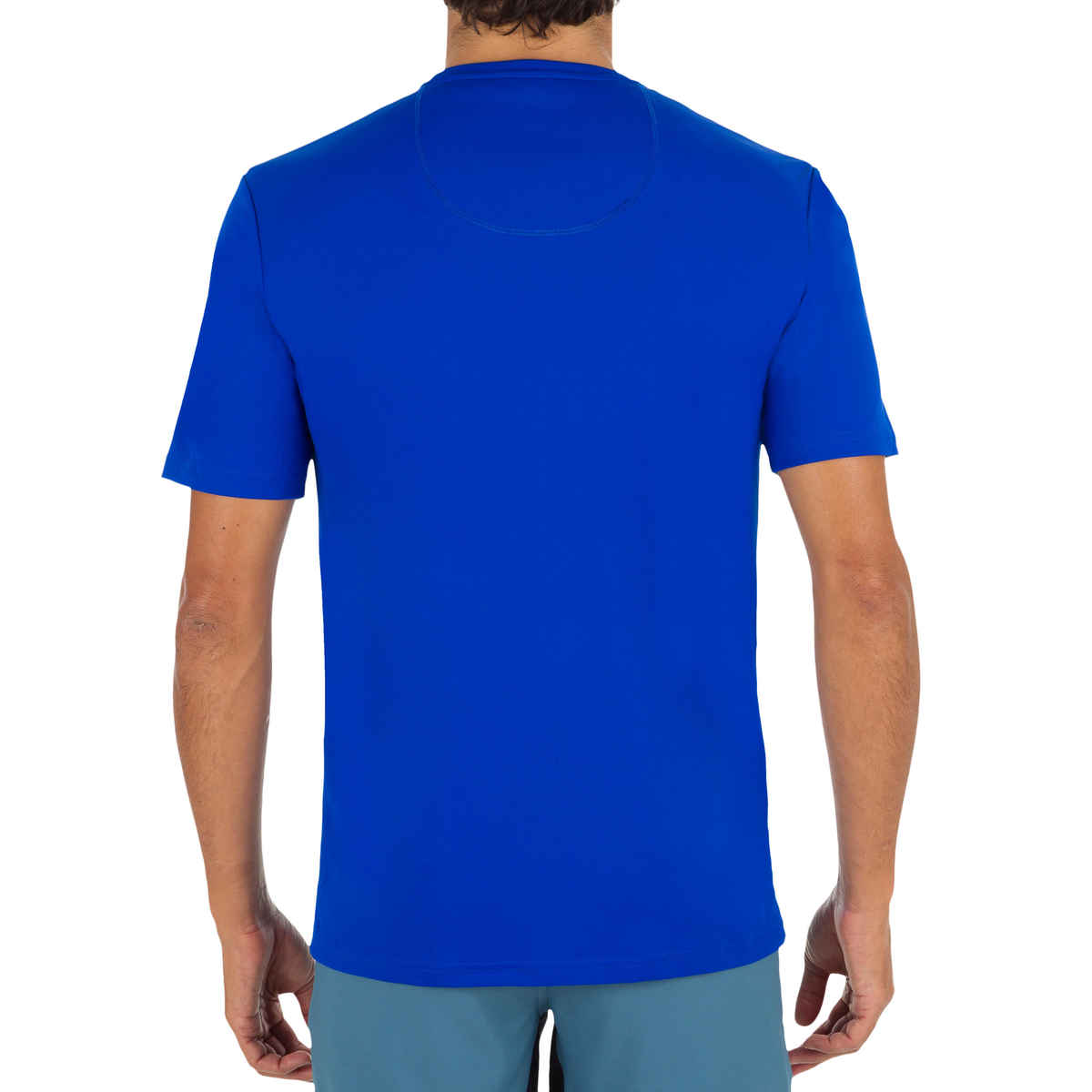 Decathlon Olaian Mens UV Protected Swim Tshirt | Blue - 2XL