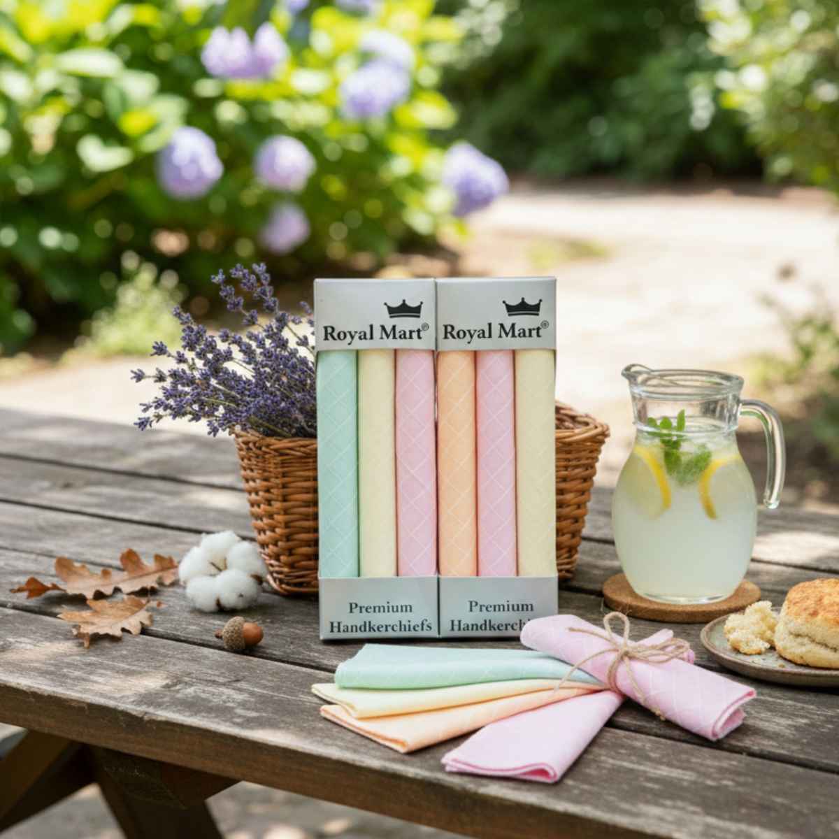 Royal Mart Women's Cotton Handkerchief | Multicolour