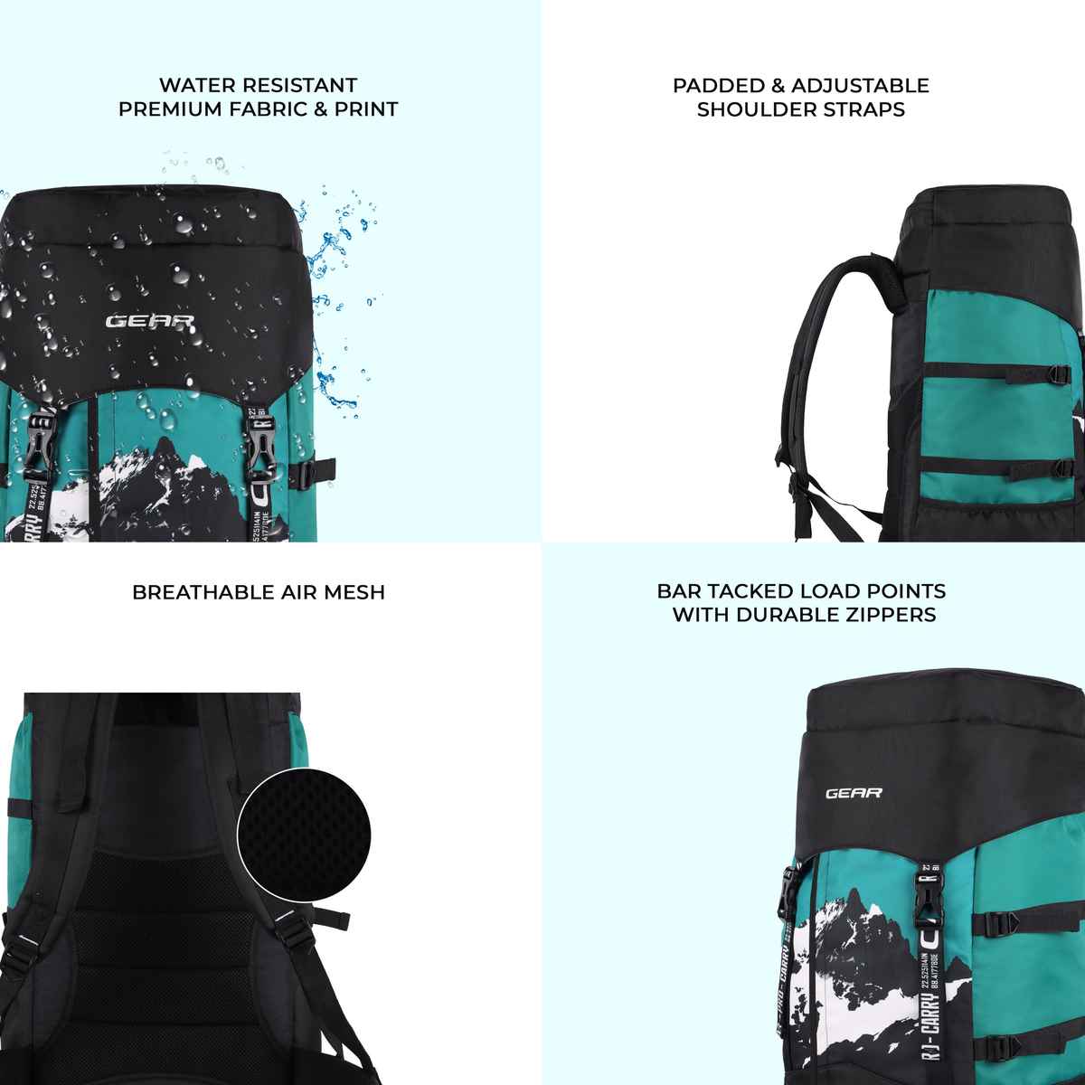 Gear Alphamount 3 Black Green