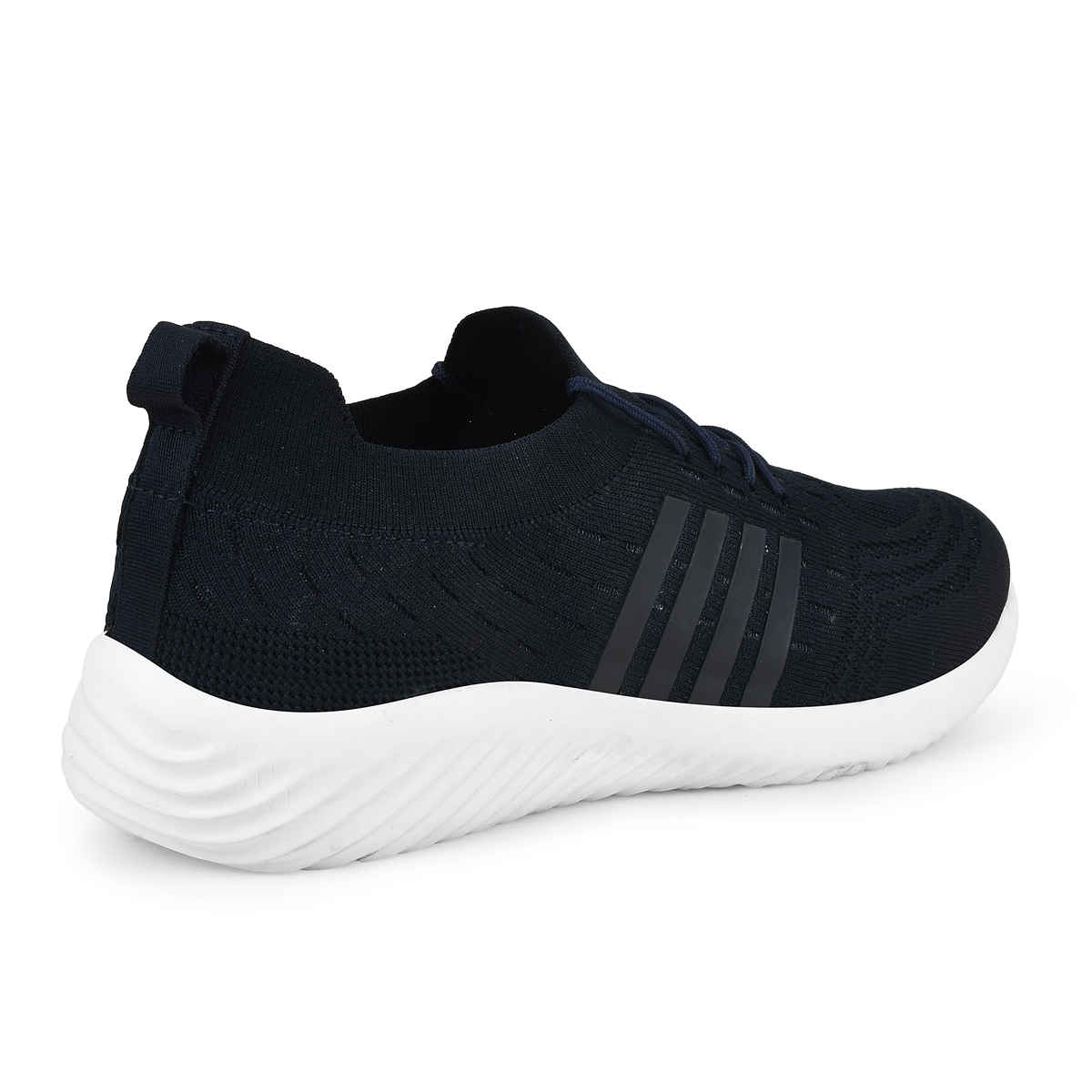 Paragon Blue Snug-Fit Anti-Skid Walking Shoes For Men Dark Blue - 8