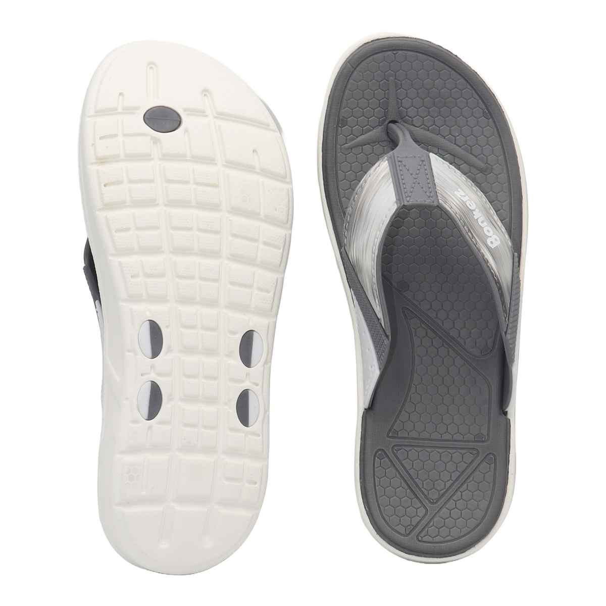 Bonkerz Ladies Comfort Flipflop | Grey | UK 4