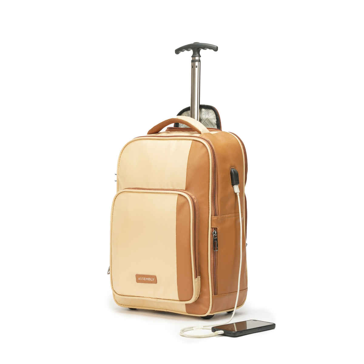 Assembly Jetson Laptop Trolley Backpack | Water Resistant - Beige