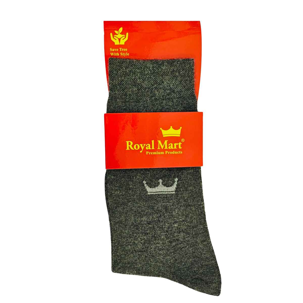 Royal Mart Unisex Wool Calf Length Socks | Black - Free Size