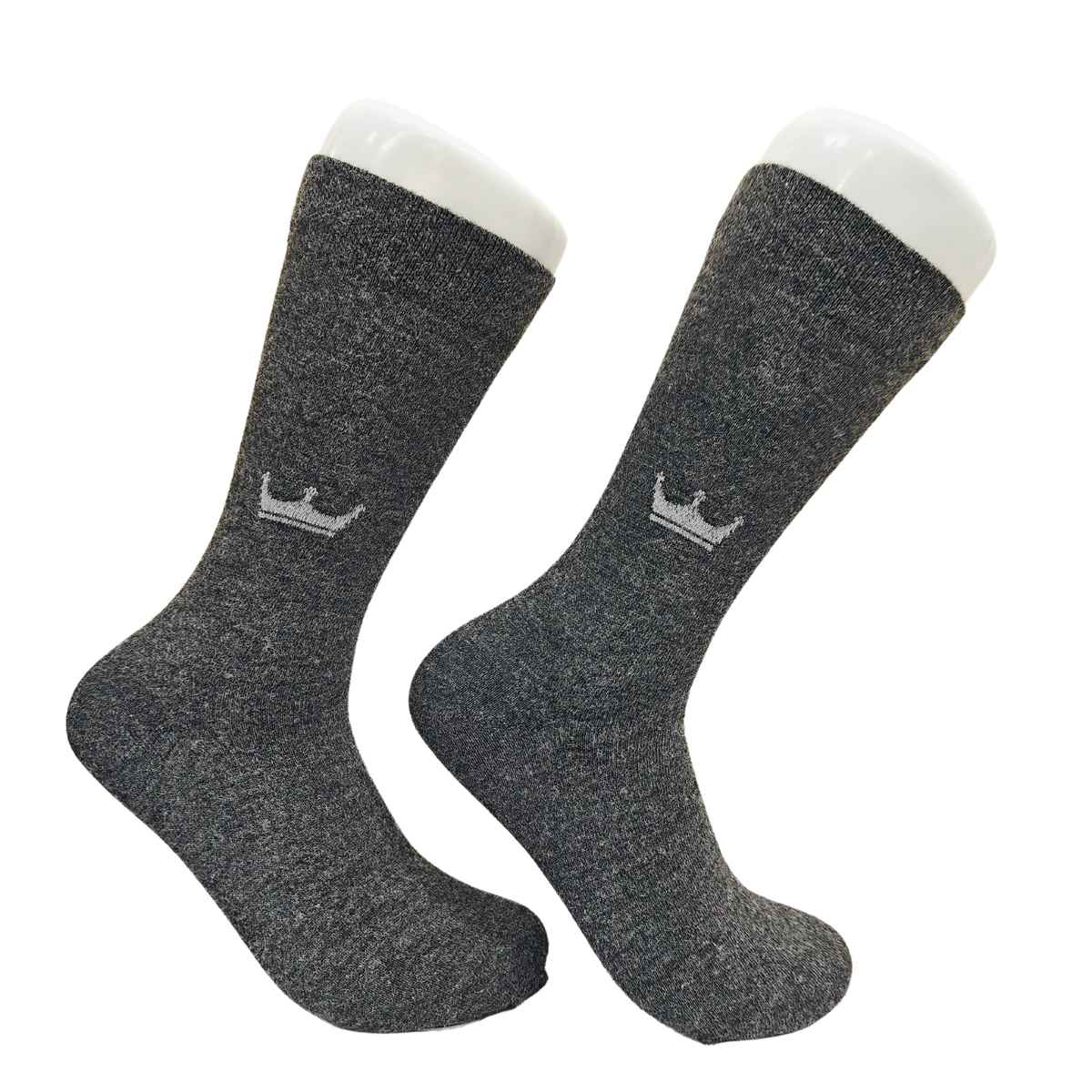 Royal Mart Unisex Wool Calf Length Socks | Black - Free Size