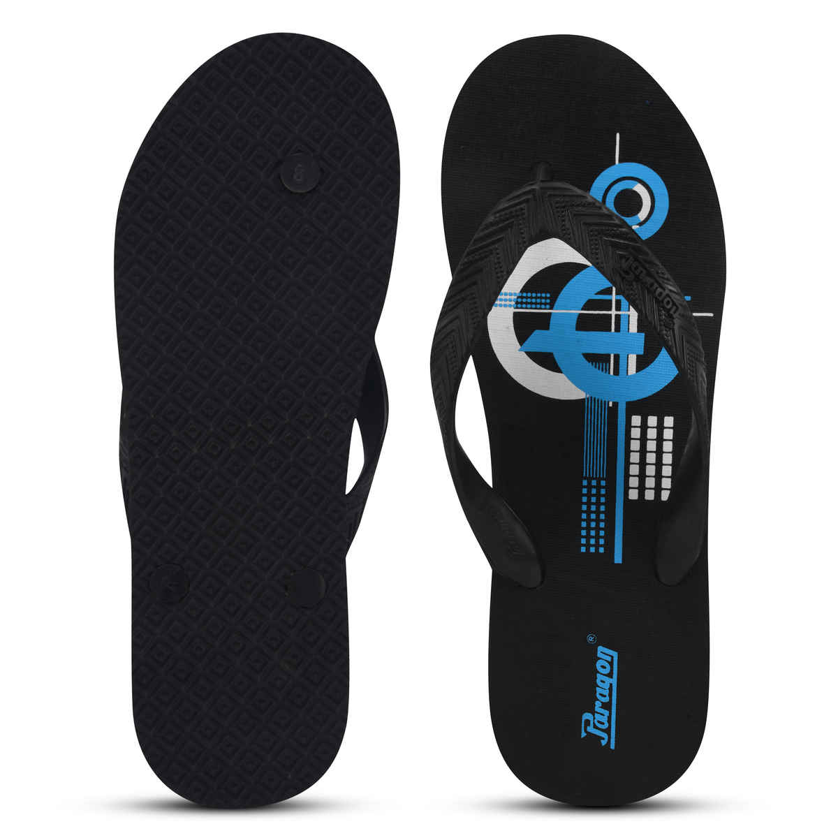 Paragon Men's Lightweight & Waterproof Hawai Slipper | Blue - UK 6