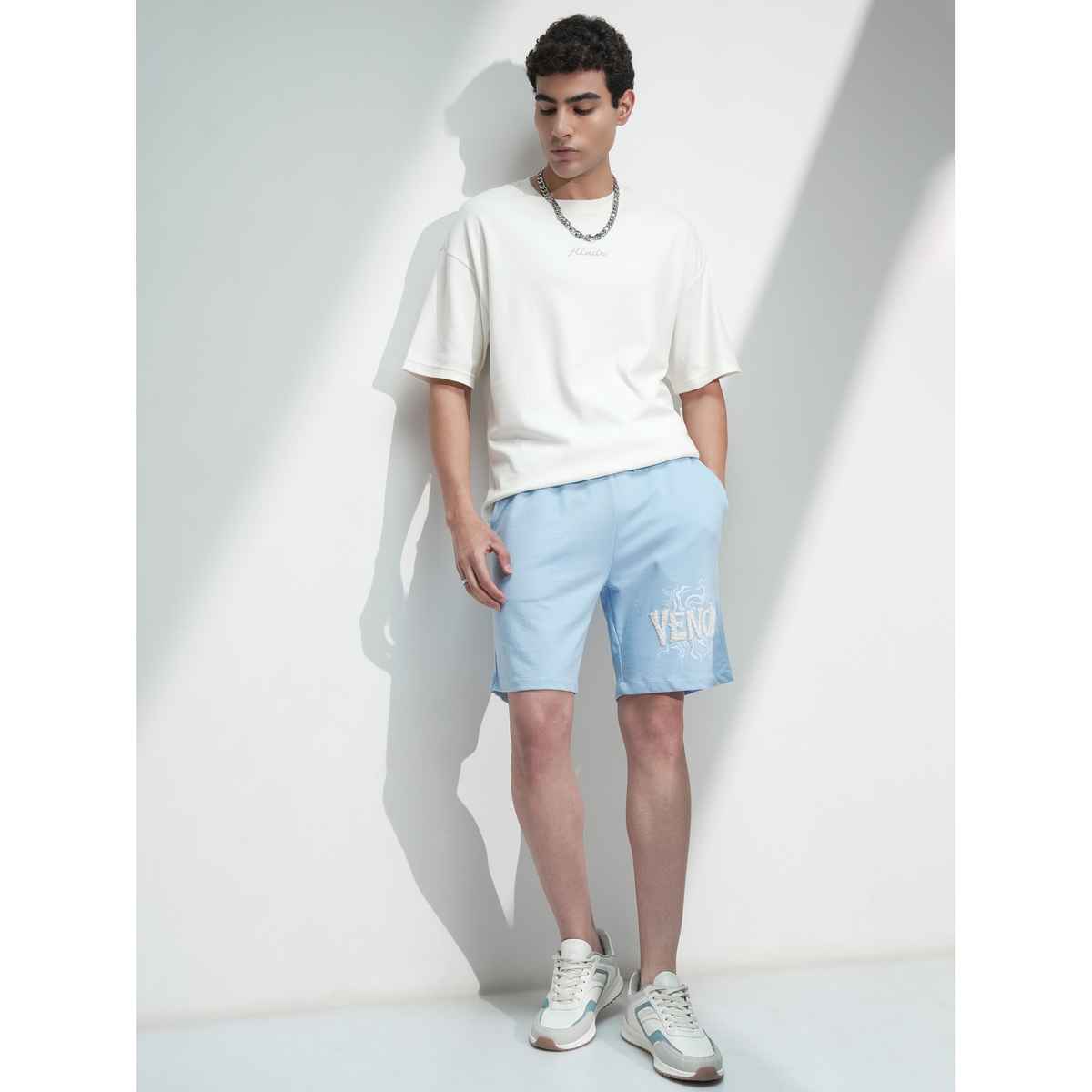 HIGHLANDER Men's Venom Relaxed Fit Shorts | Blue - 30