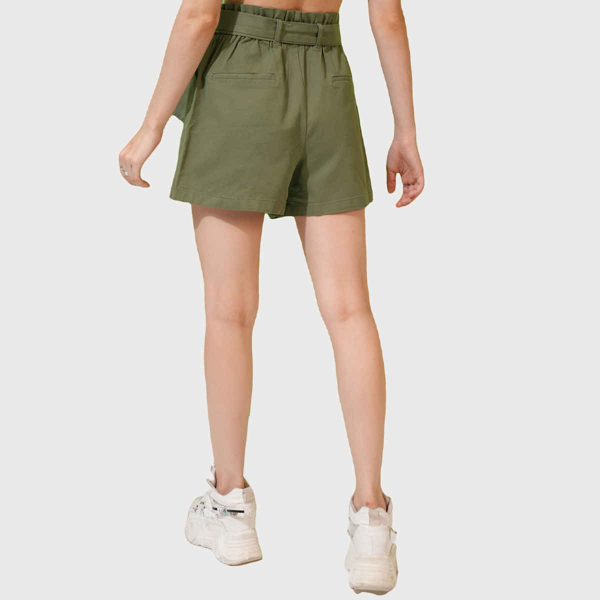 Tokyo Talkies Women's Capulet Below Knee Short | Green - S