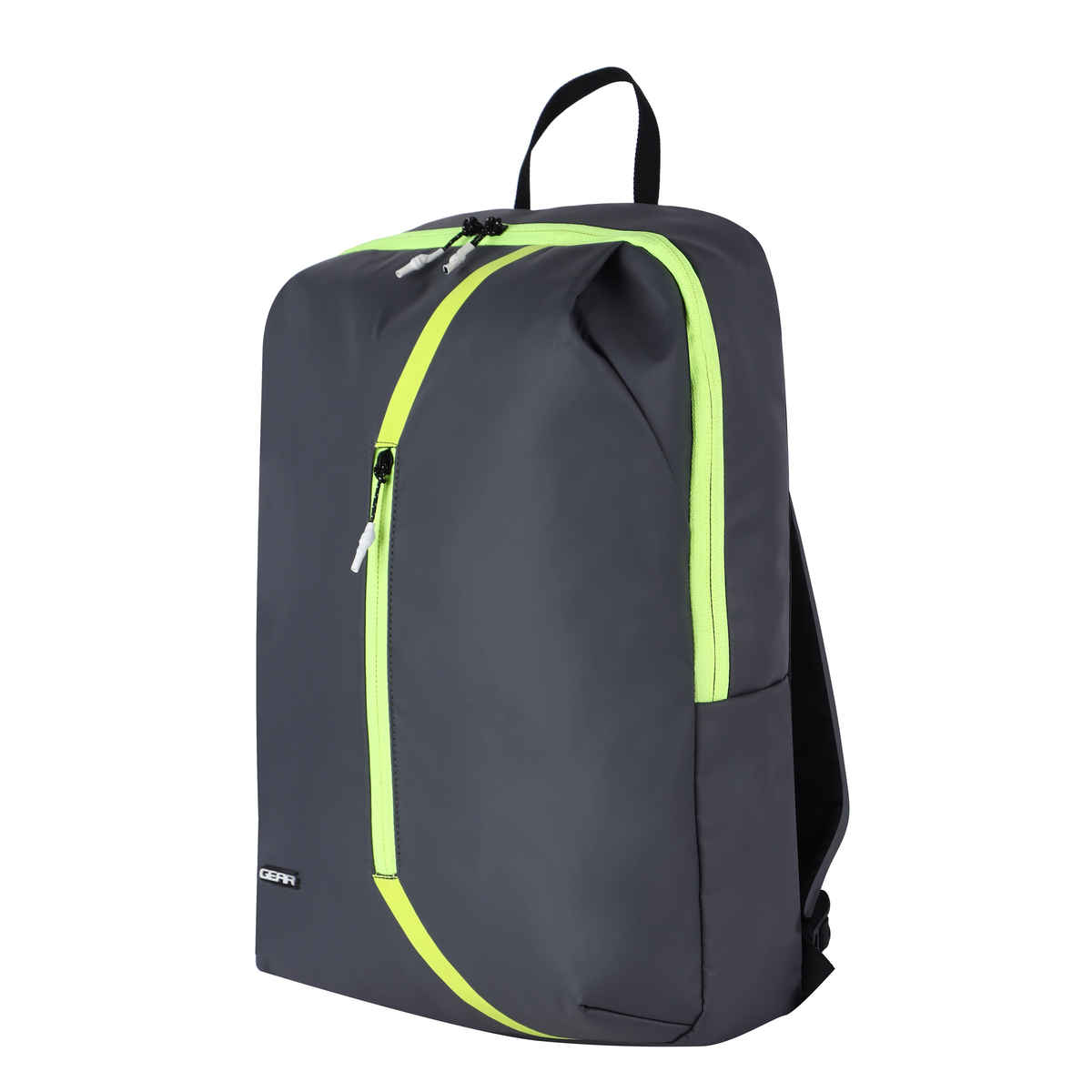 Gear Unisex Solid Polyester 15 L Backpack | Grey and Green