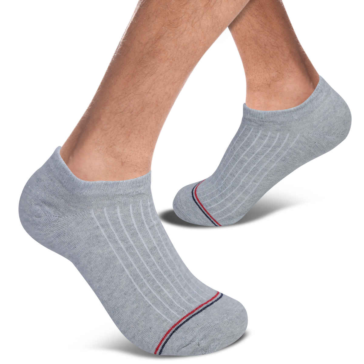 Englo Men's Solid 80% Cotton, 19% Polyester, and 1% Elastane Loafer Socks | Assorted - Free Size