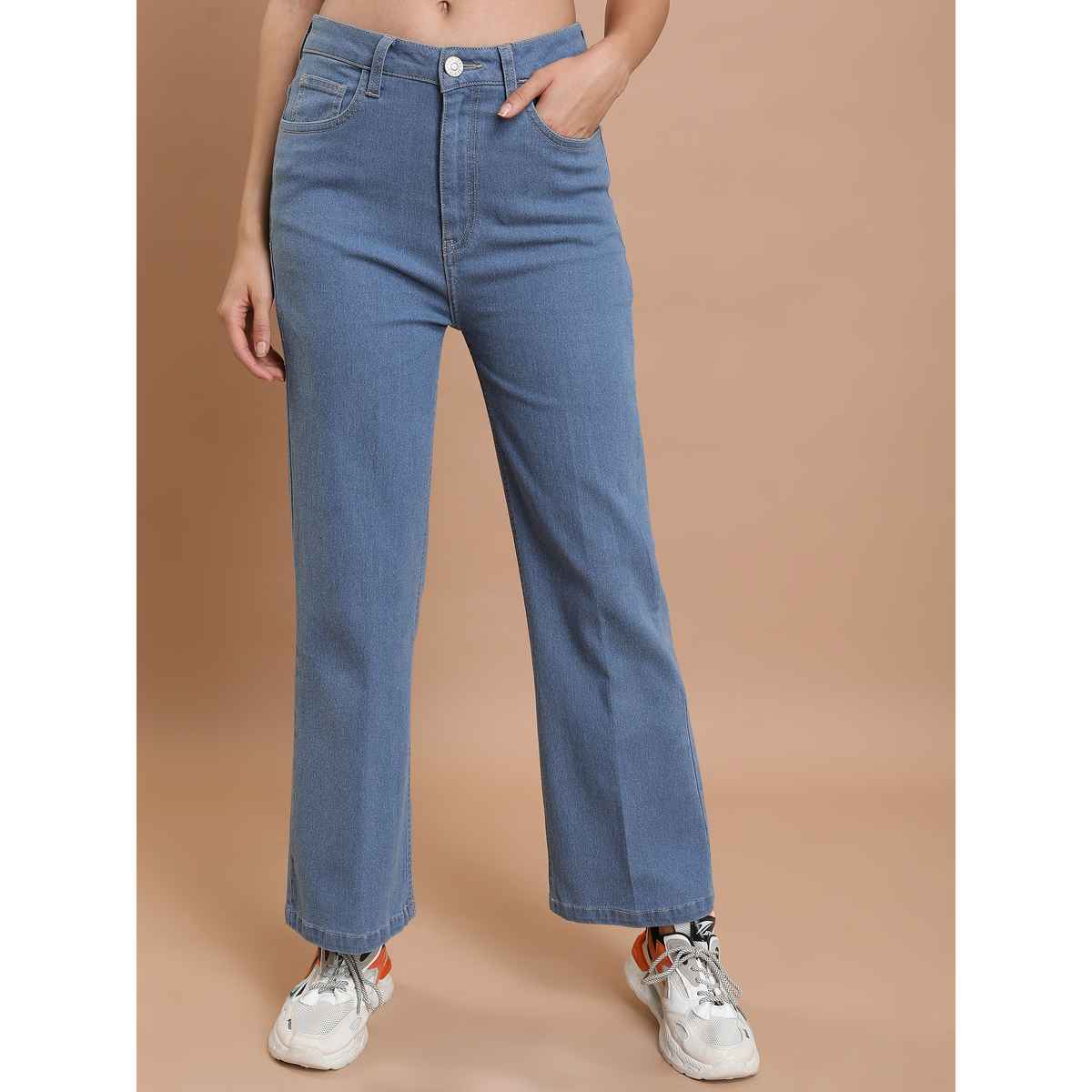 Tokyo Talkies Women's Flared Stretchable Jeans - 28