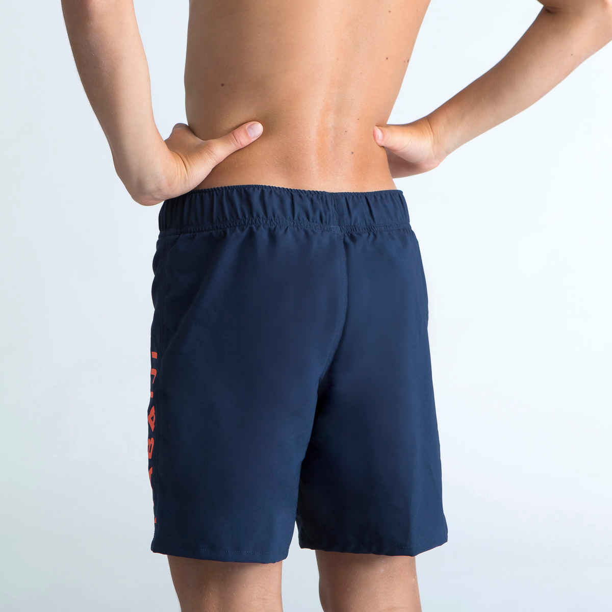 Decathlon | Nabaiji Boys Swimming Shorts | Navy Blue - 5-6 years