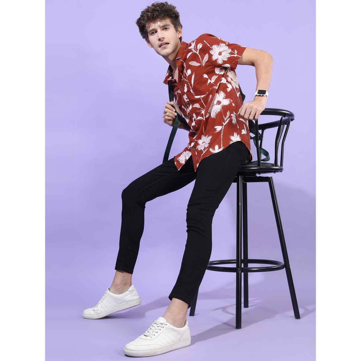 Highlander Men's Tapered Fit Jeans | Black - 30