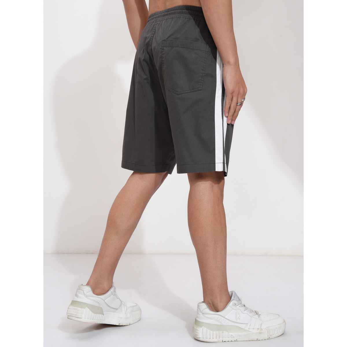 Highlander Men Solid Shorts | Black - 30