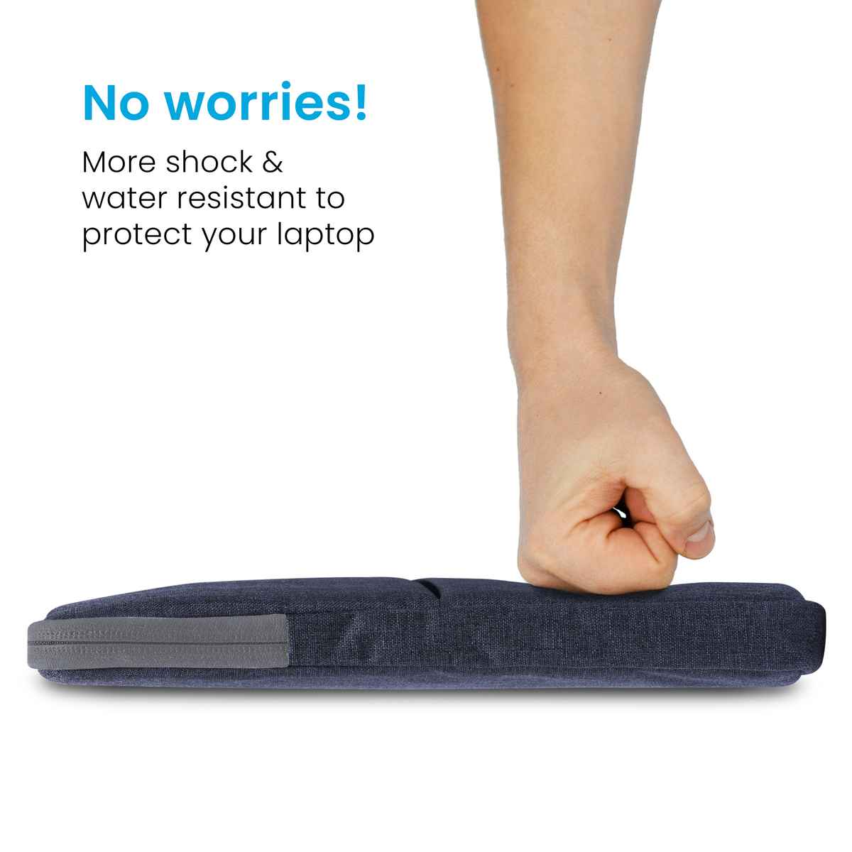 Craloft 14 Inch Laptop Sleeve Cover Bag with Charger Pouch for MacBook/Dell/HP/Lenovo - Office Use