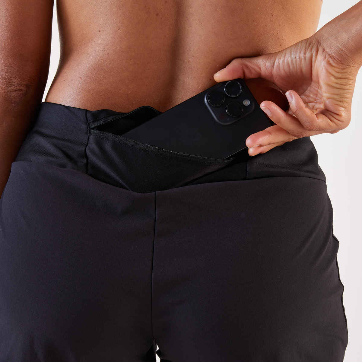 Decathlon Kalenji Women Quick|Dry Running Shorts | Black | L