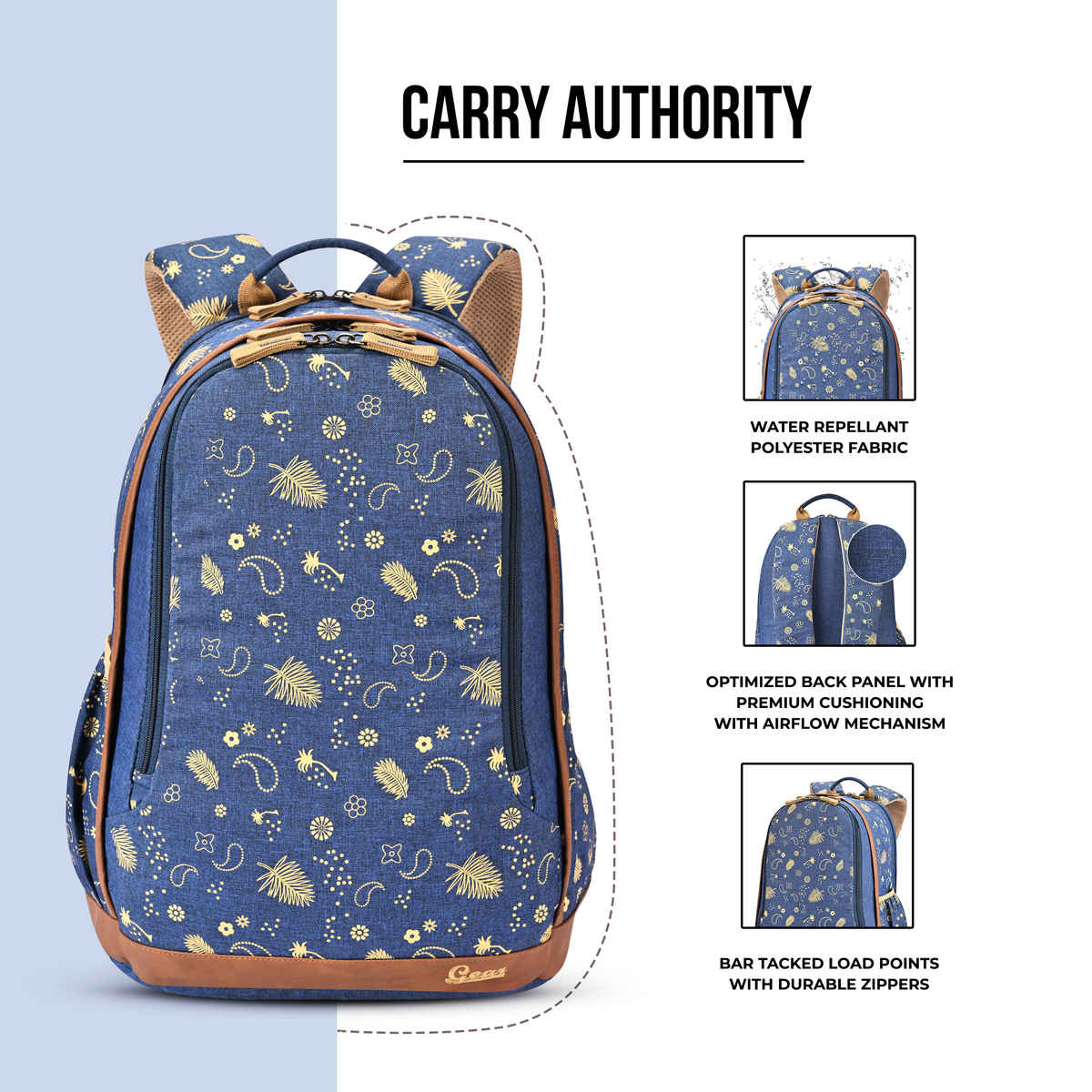 Gear Unisex Polyester 26 L Backpack | Multicolour