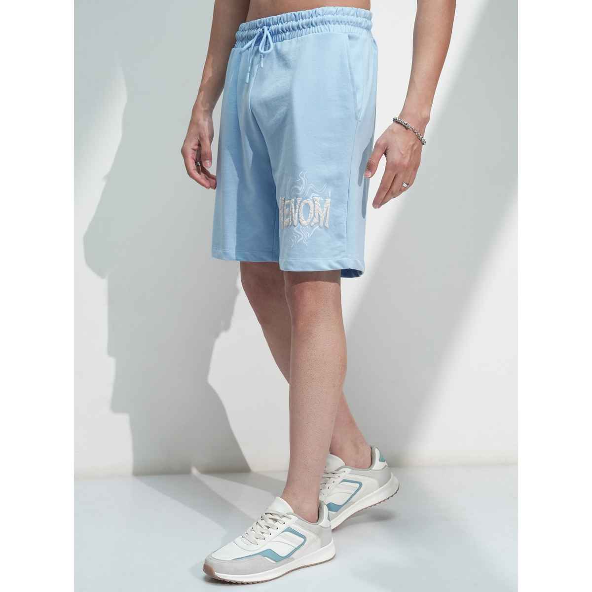 HIGHLANDER Men's Venom Relaxed Fit Shorts | Blue - 30