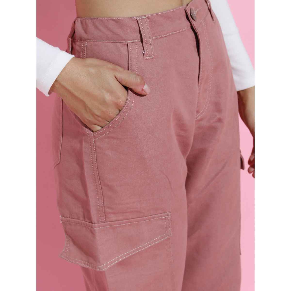 Tokyo Talkies Women's Jogger Jeans | Red - 32
