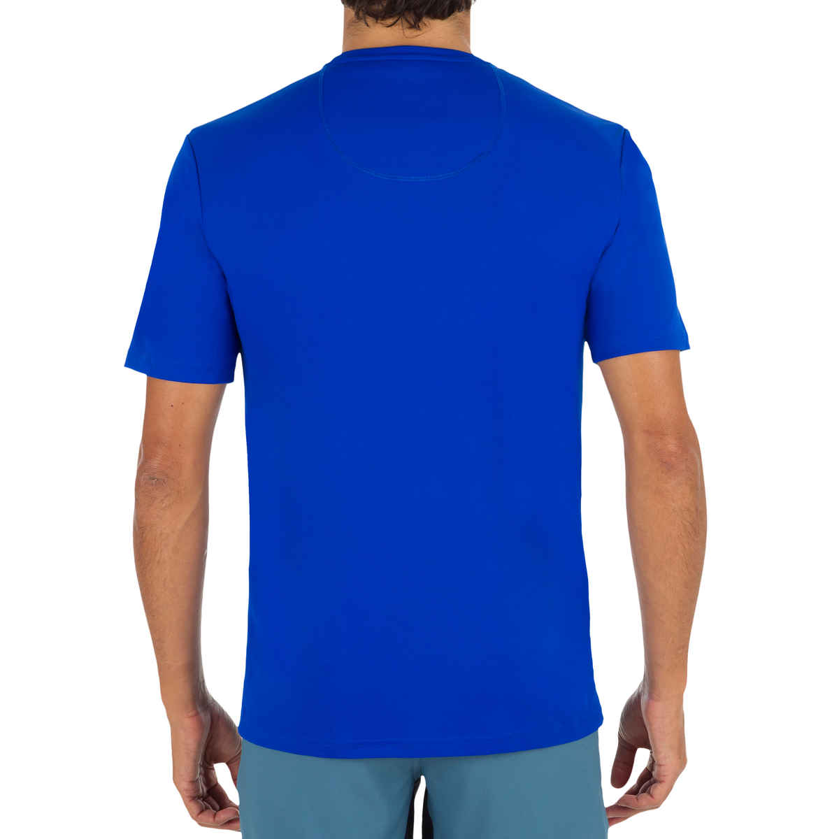 Decathlon Olaian Mens UV Protected Swim Tshirt | Blue - L