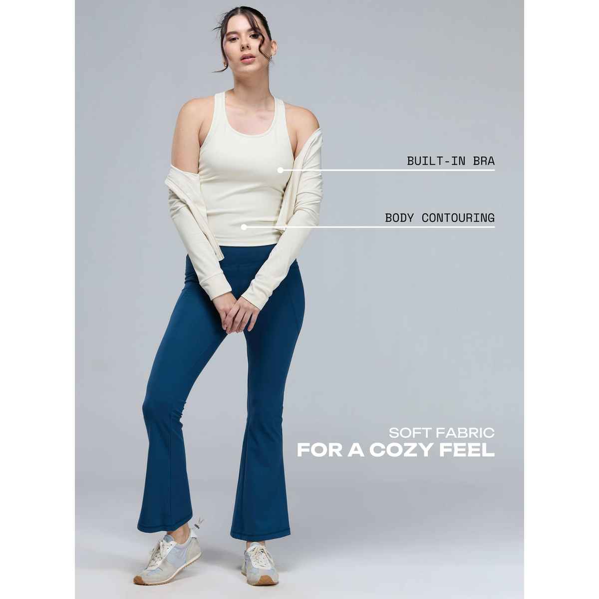 Cava Women's Top Tank Us Later | Ivory - XL