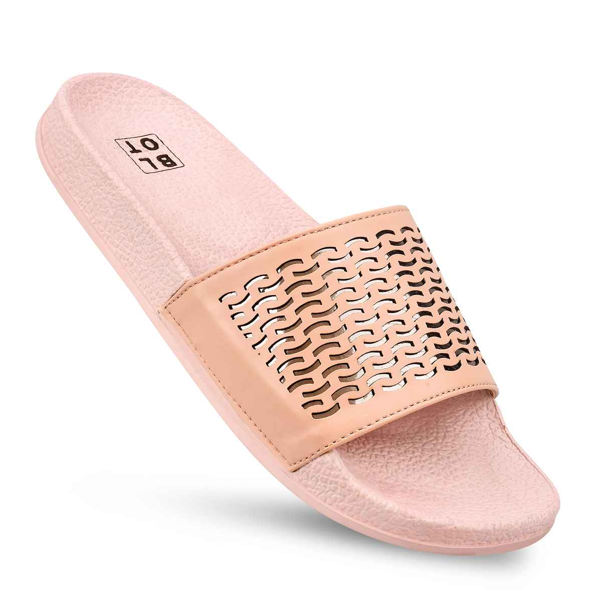 Paragon Lightweight Slides For Women With Cushion Comfort Bolt Pink | UK 5