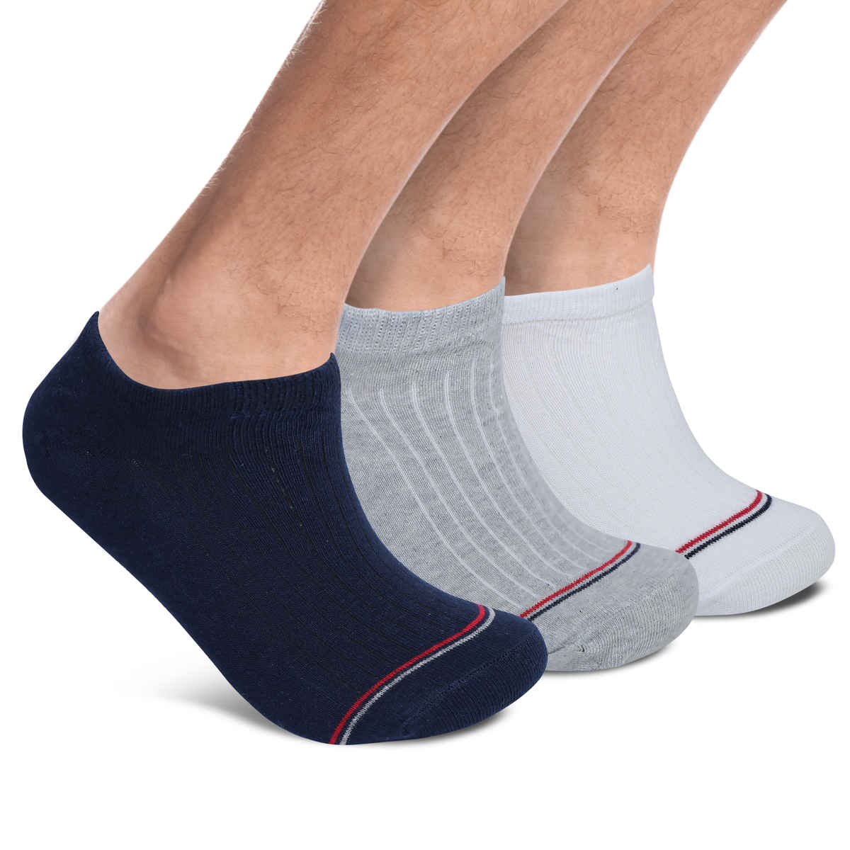 Englo Men's Solid 80% Cotton, 19% Polyester, and 1% Elastane Loafer Socks | Assorted - Free Size