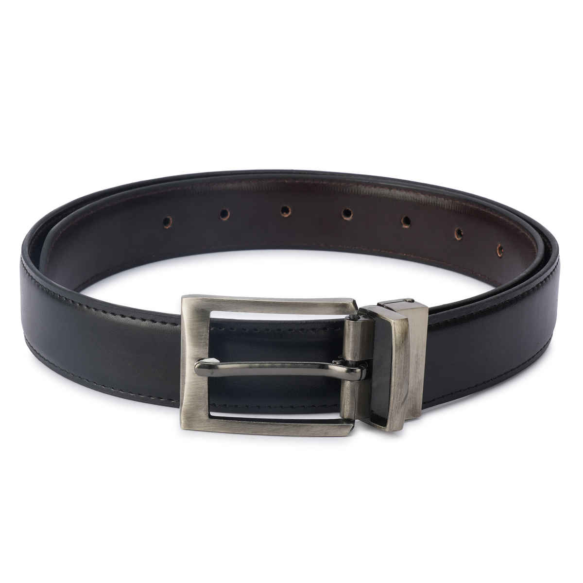 Kastner Men's Artificial Leather Reversible Belt with Dual-Side Design | Multicolour - 34