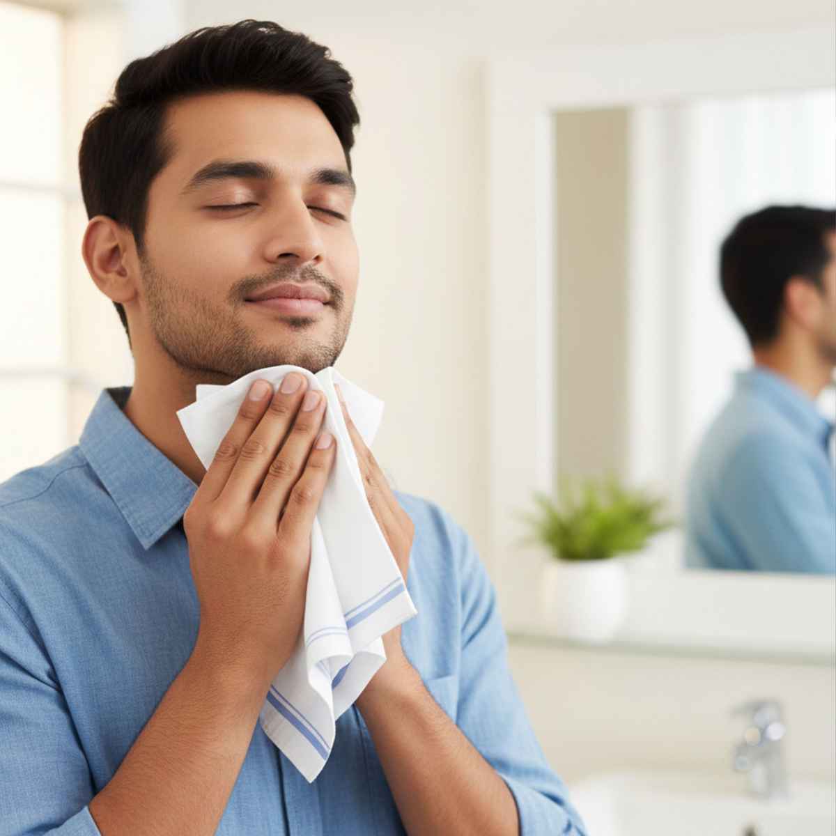 Royal Mart Men's Striped Cotton Handkerchief | Multicolour