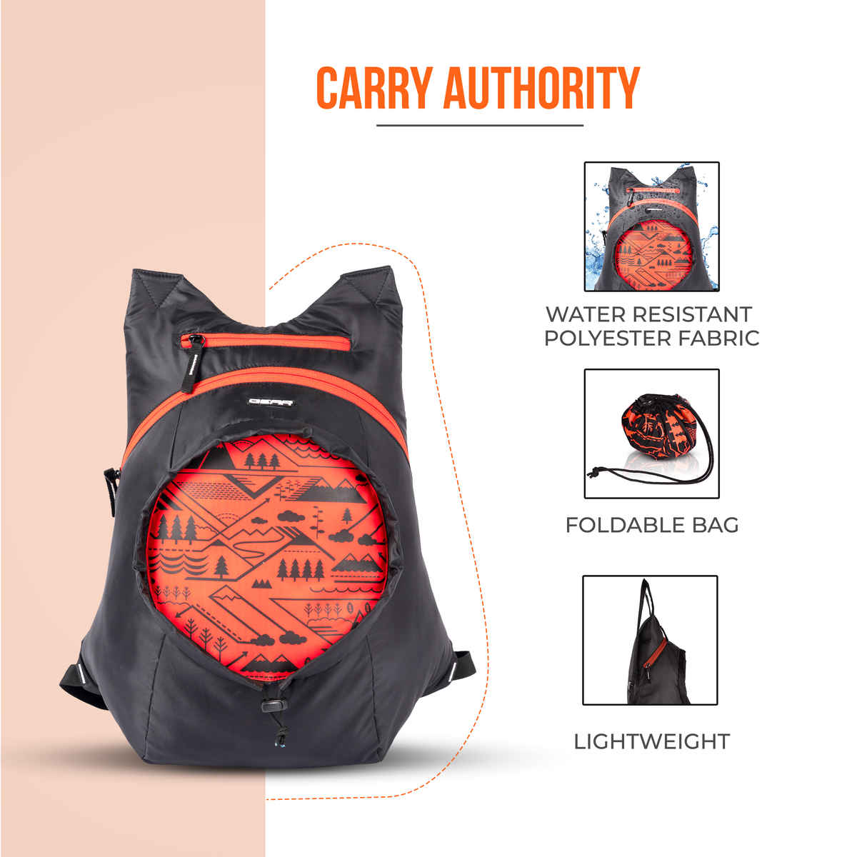 Gear Carry on Blackorange