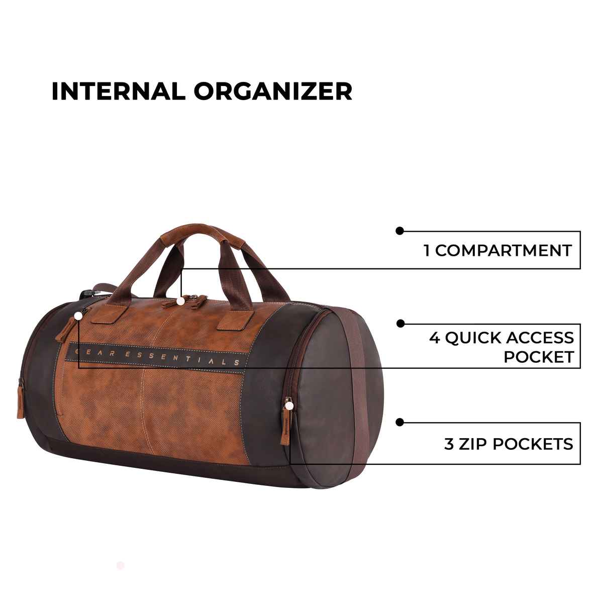 Gear Clubsport 5 Faux Leather Brown Tan