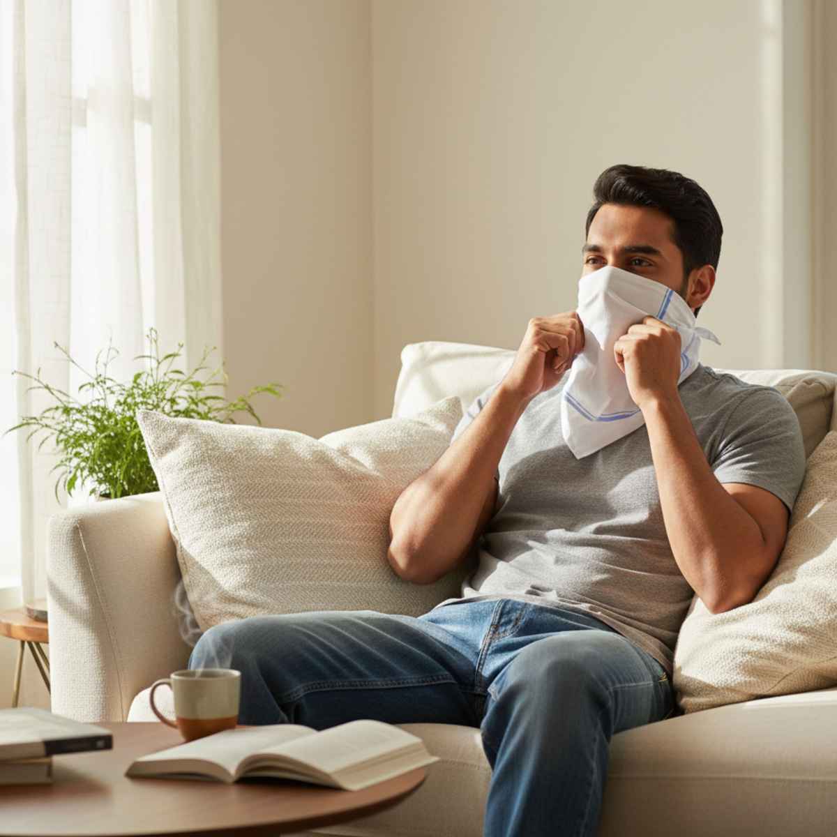 Royal Mart Men's Striped Cotton Handkerchief | Multicolour