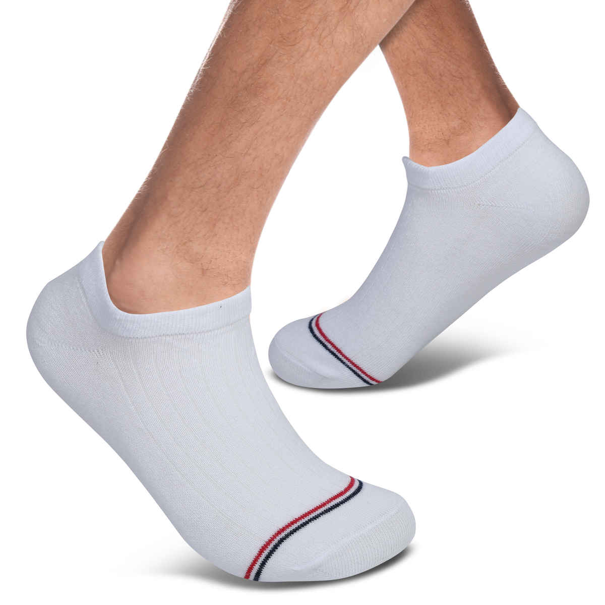Englo Men's Solid 80% Cotton, 19% Polyester, and 1% Elastane Loafer Socks | Assorted - Free Size