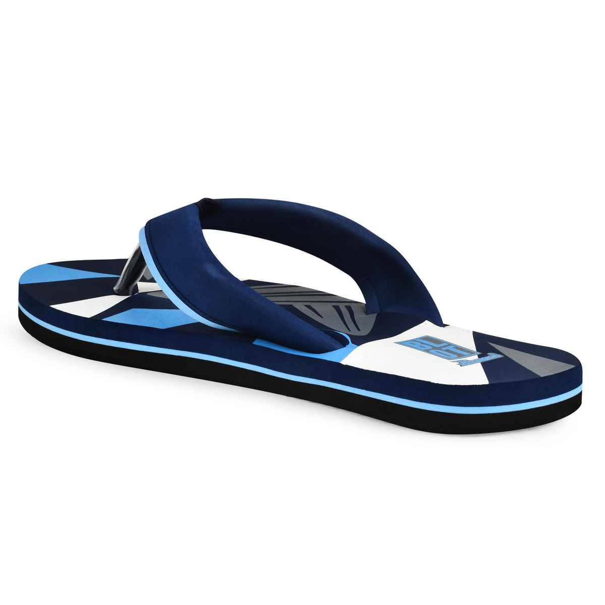 Paragon Blot Blue Ultra-Stylish Everyday Flip Flops For Men - 10