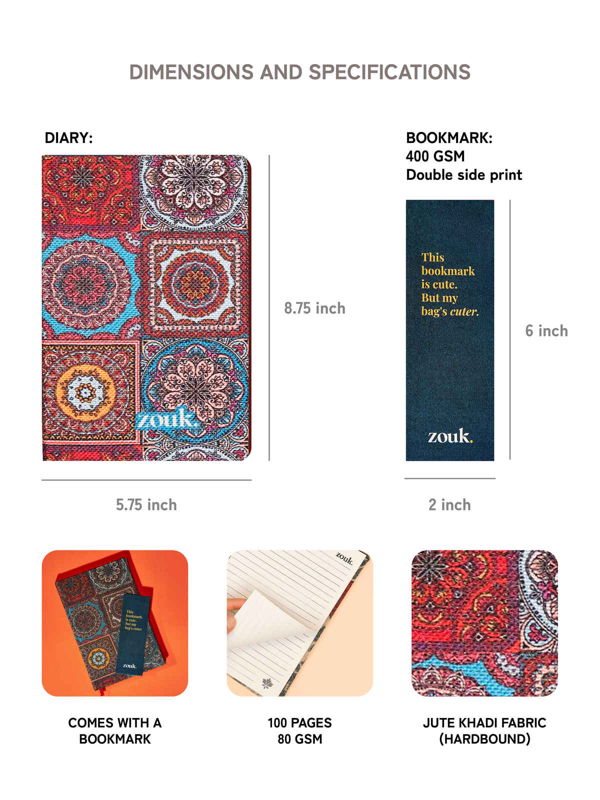 Zouk Mandala Getaway Geometric Gift Box For Women