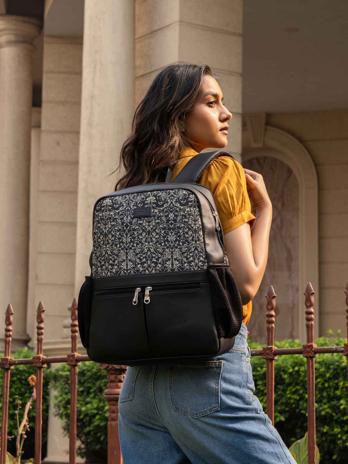 ZOUK Lattice Lace Office Backpack