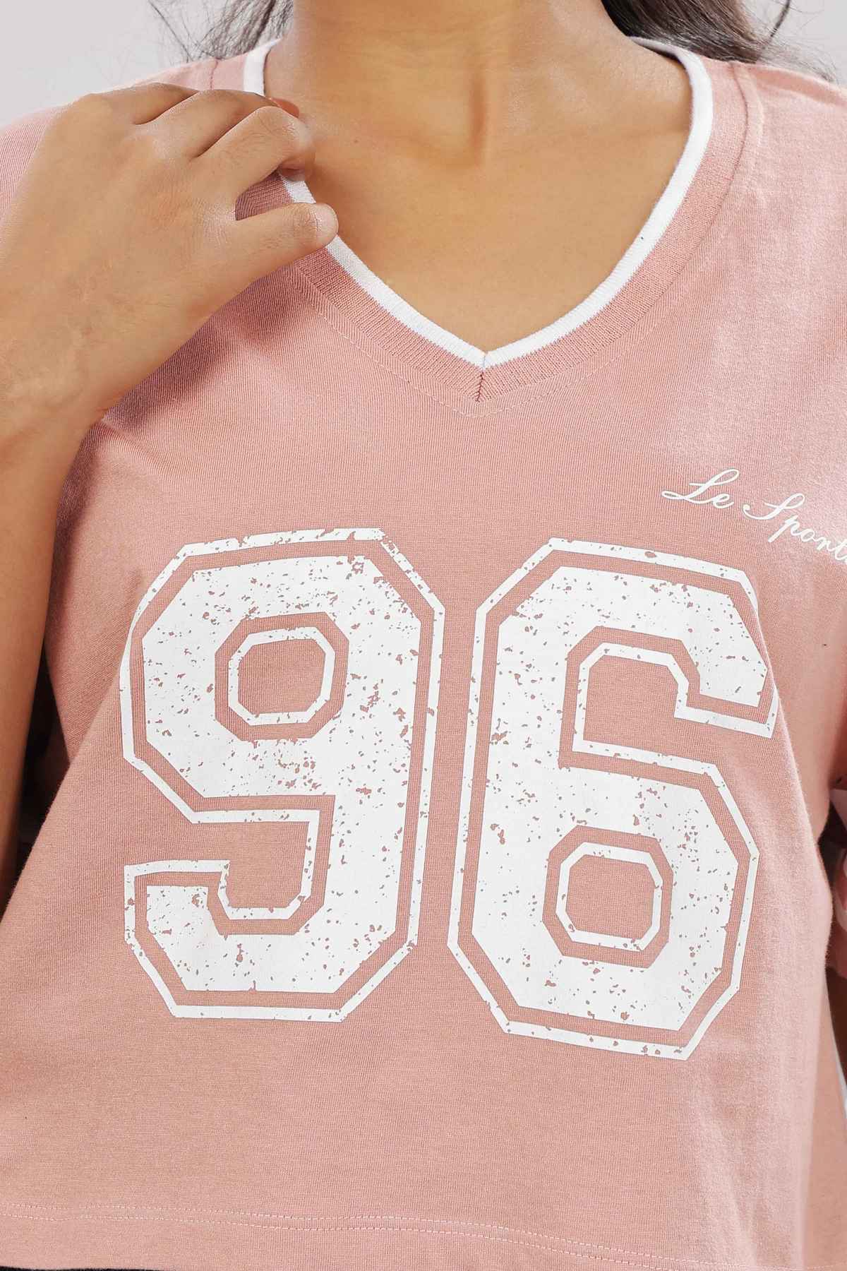 Springman Crop Top | For Gym and Daily Wear | 100% cotton for Women | Pink - S