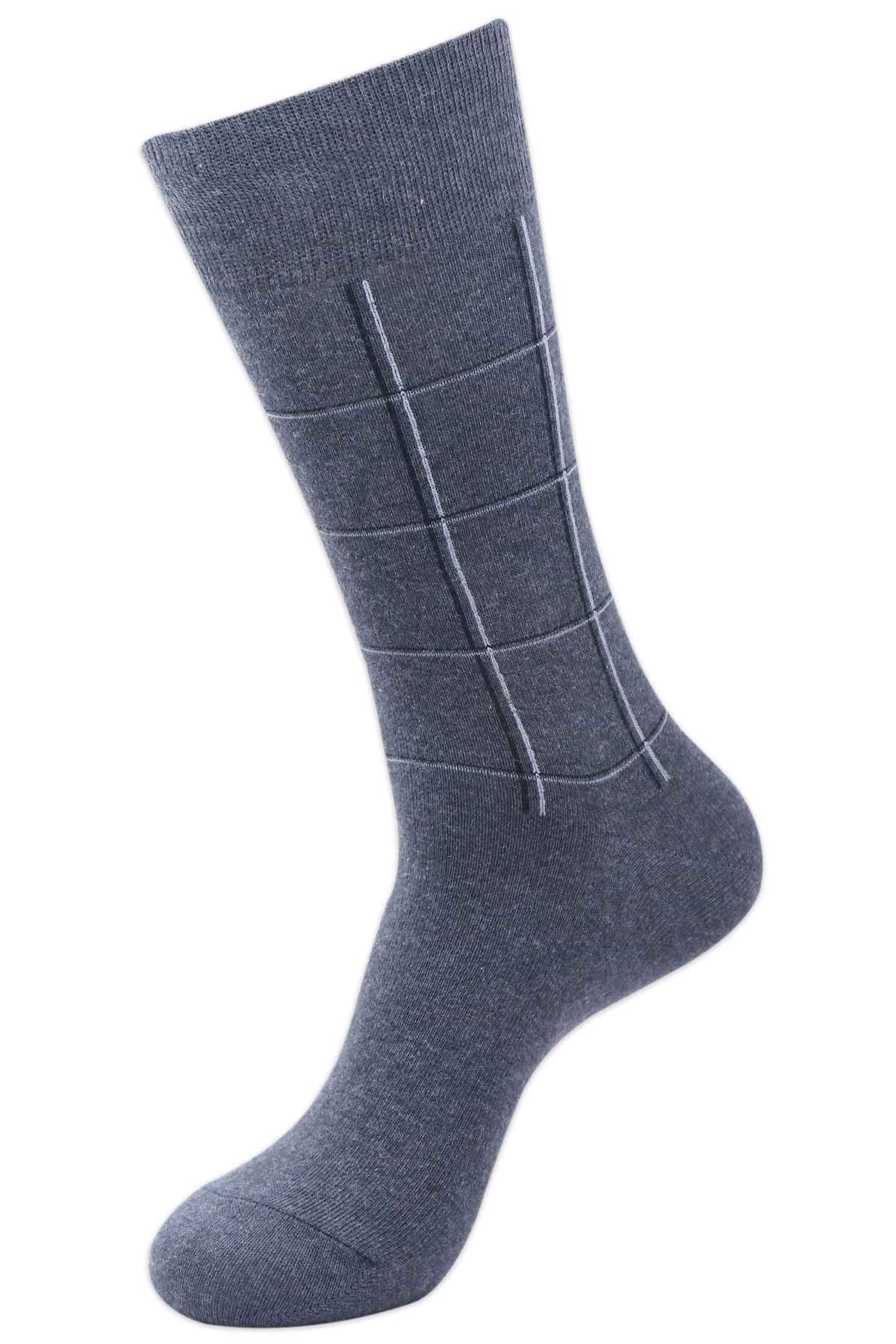 SocksXpress by Balenzia Men's Checks Crew Length Cotton Socks | Multicolored