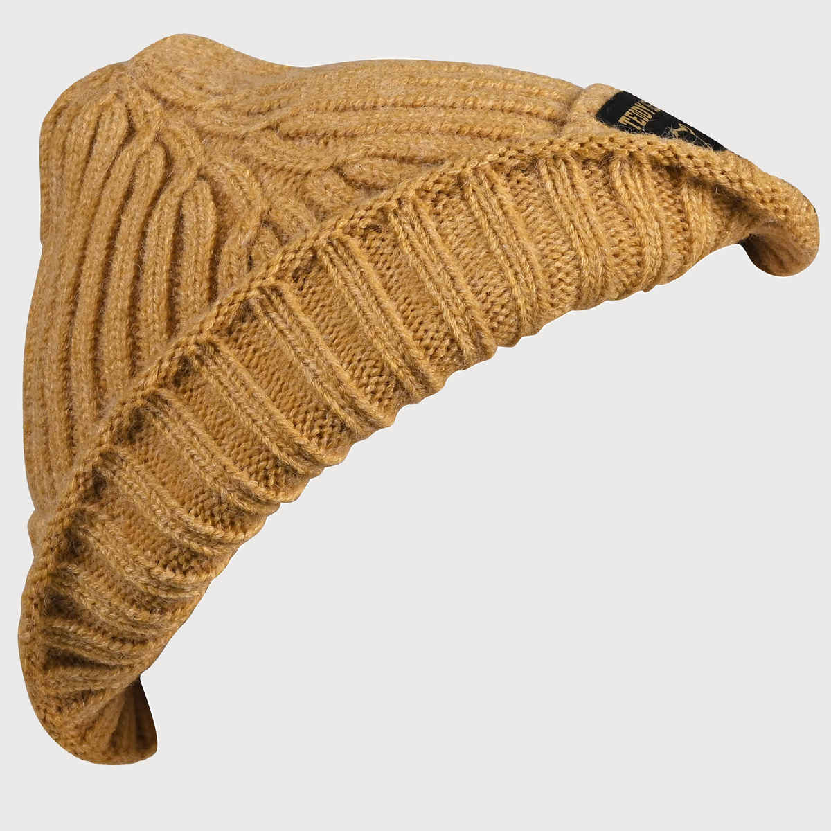 Calvadoss Unisex Woollen Beanie | Mustard