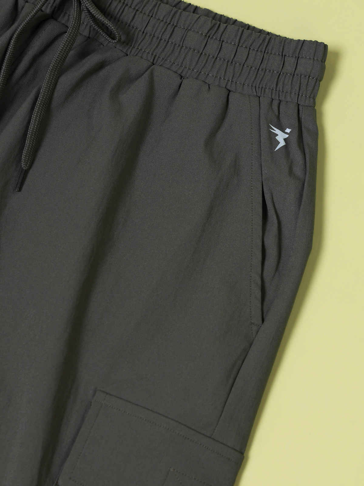 Technosport Men Poly Solid Slim Fit Sports Shorts with TS FLEXI | Beetle | L
