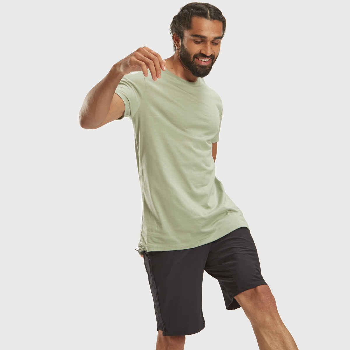 Decathlon | Domyos Men's Fitness T-shirt - Light Green, M