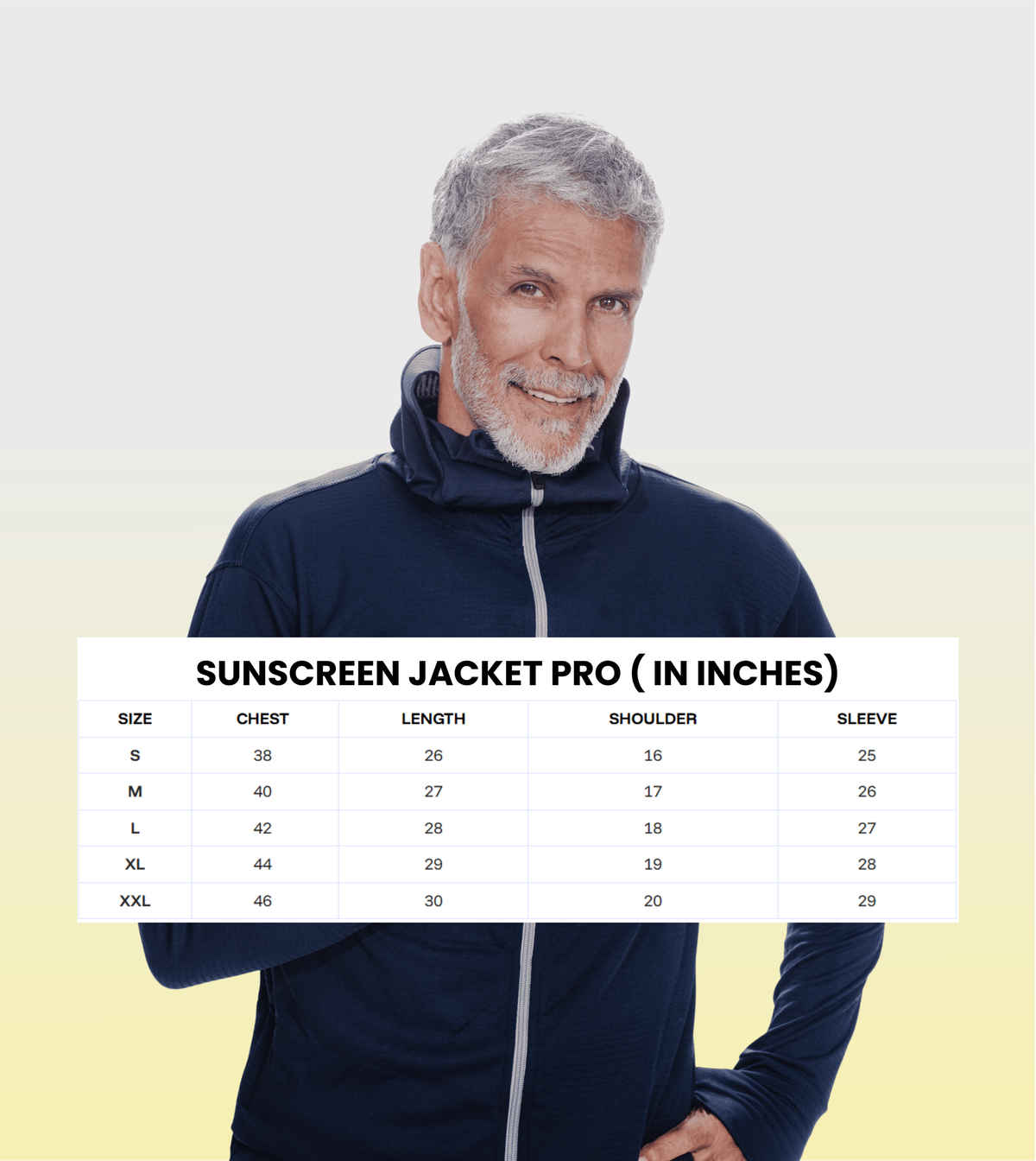 Blue Tyga Men's Sunscreen Jacket - Sje0002 | Navy | S