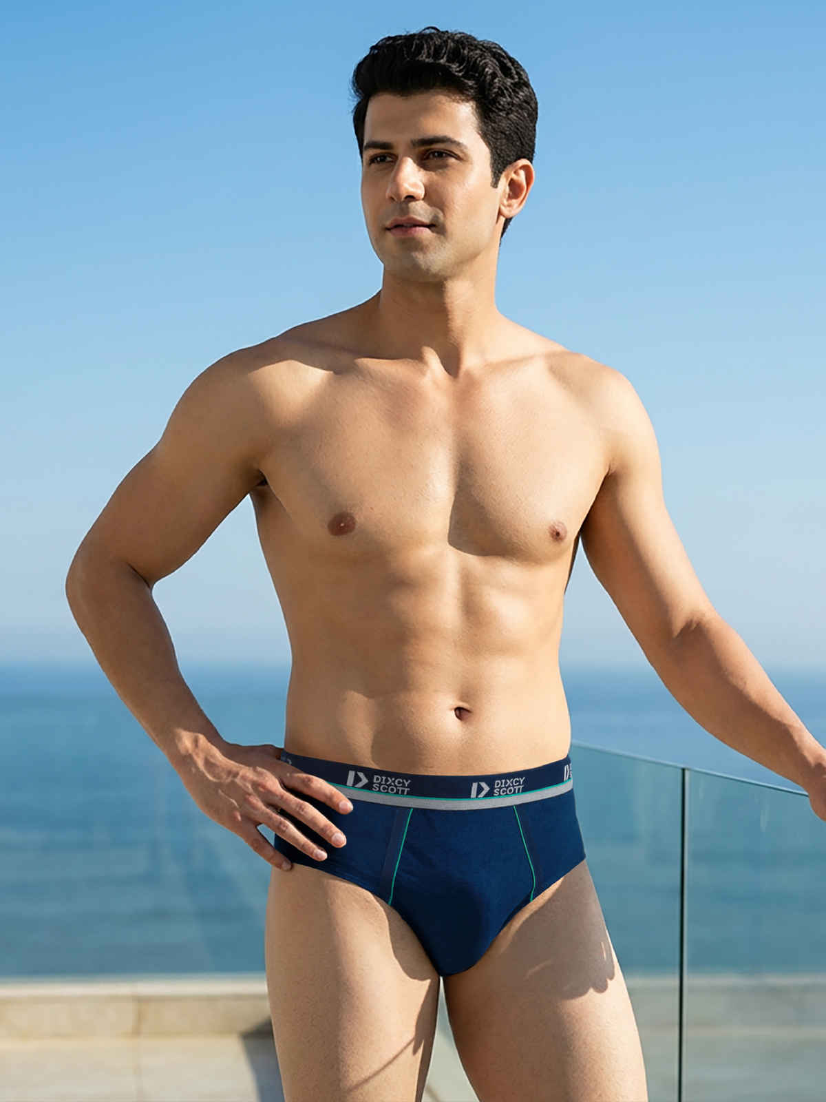 Dixcy Scott Men's Replay Brief | 100% Combed Cotton - Soft & Breathable | Assorted