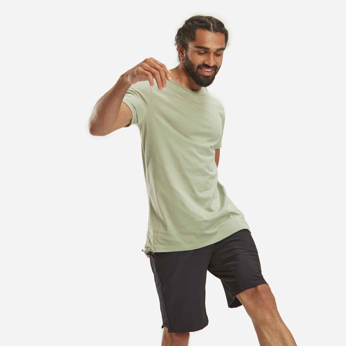 Decathlon | Domyos Men's Fitness T-shirt - Light Green, S