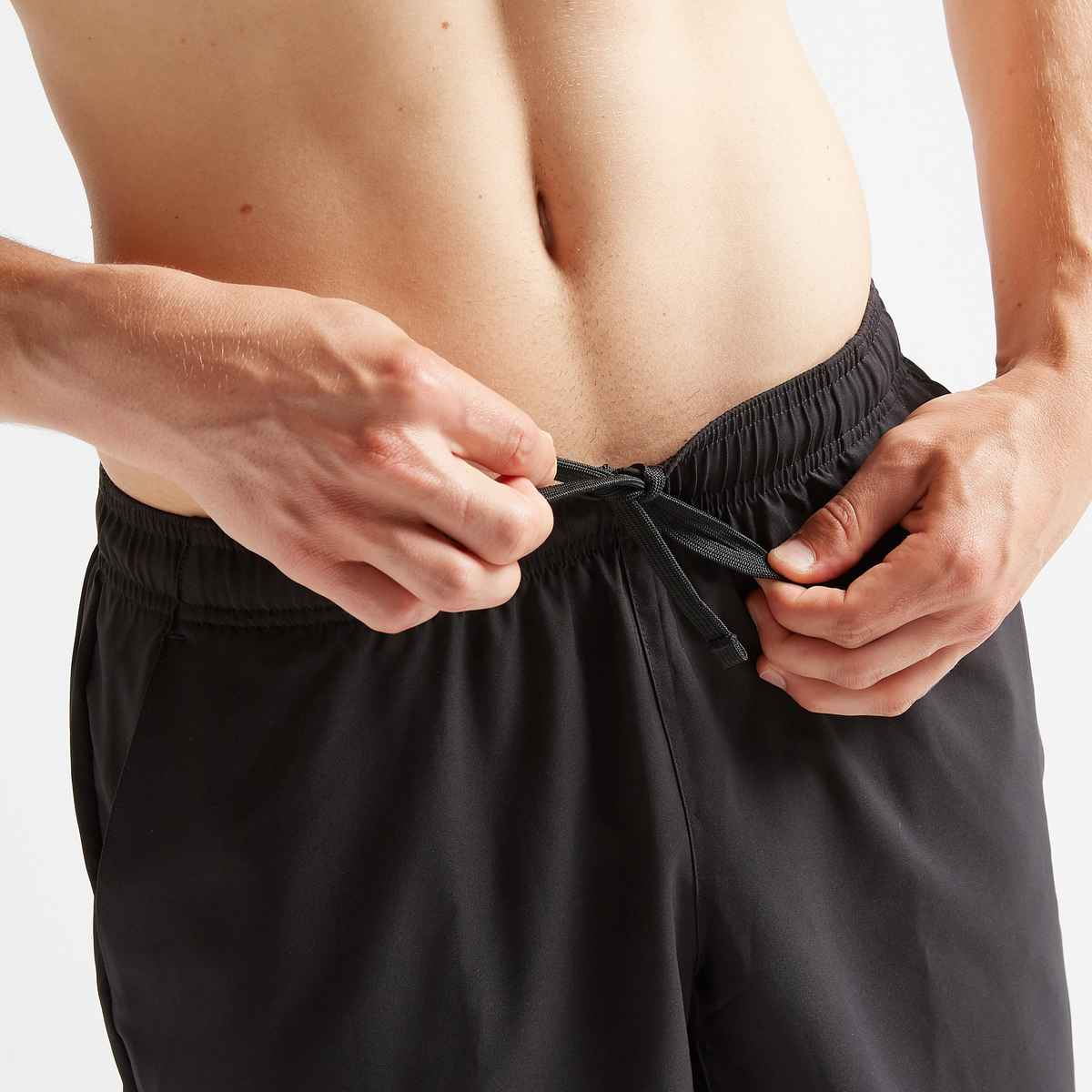 Decathlon Domyos Men's Gym Shorts Polyester | Black | XL