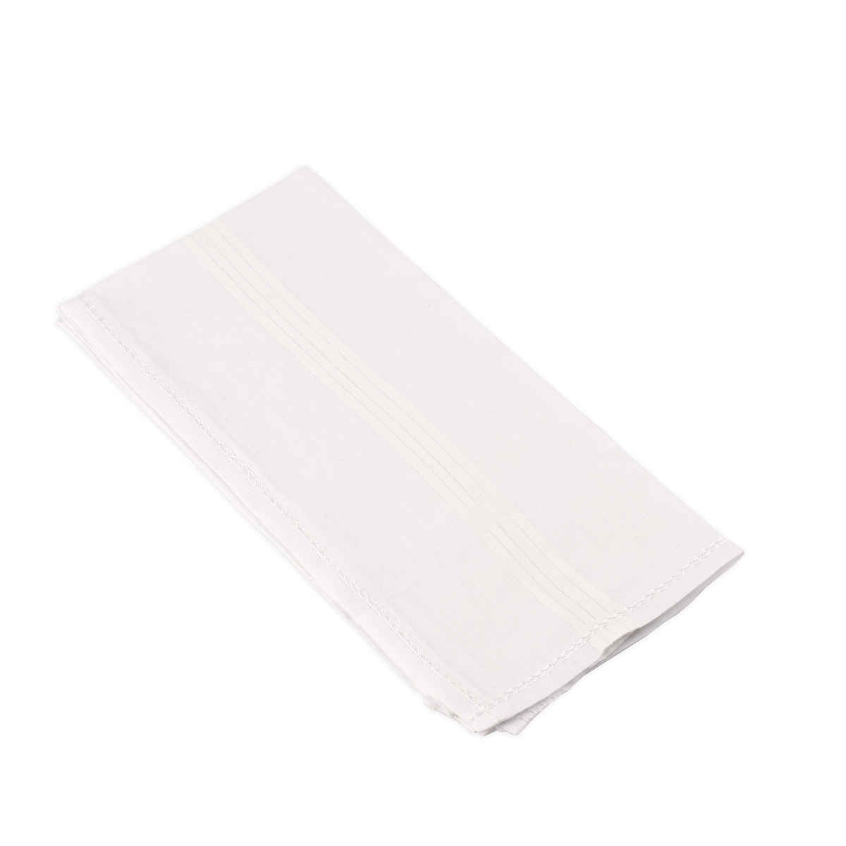 Royal Son Men's Casual Premium Cotton Handkerchief Hanky - HNYK - WT - WT - 6P