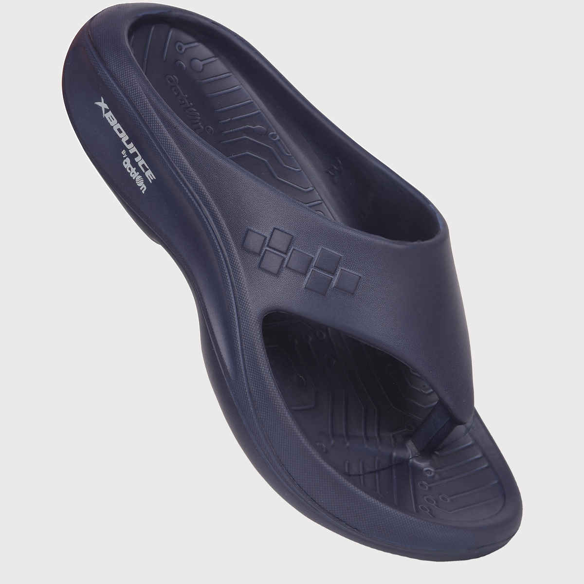 Action Men's Hran-53 Comfortable Slippers | Designer Footwear | Lightweight | Navy Blue - UK 6