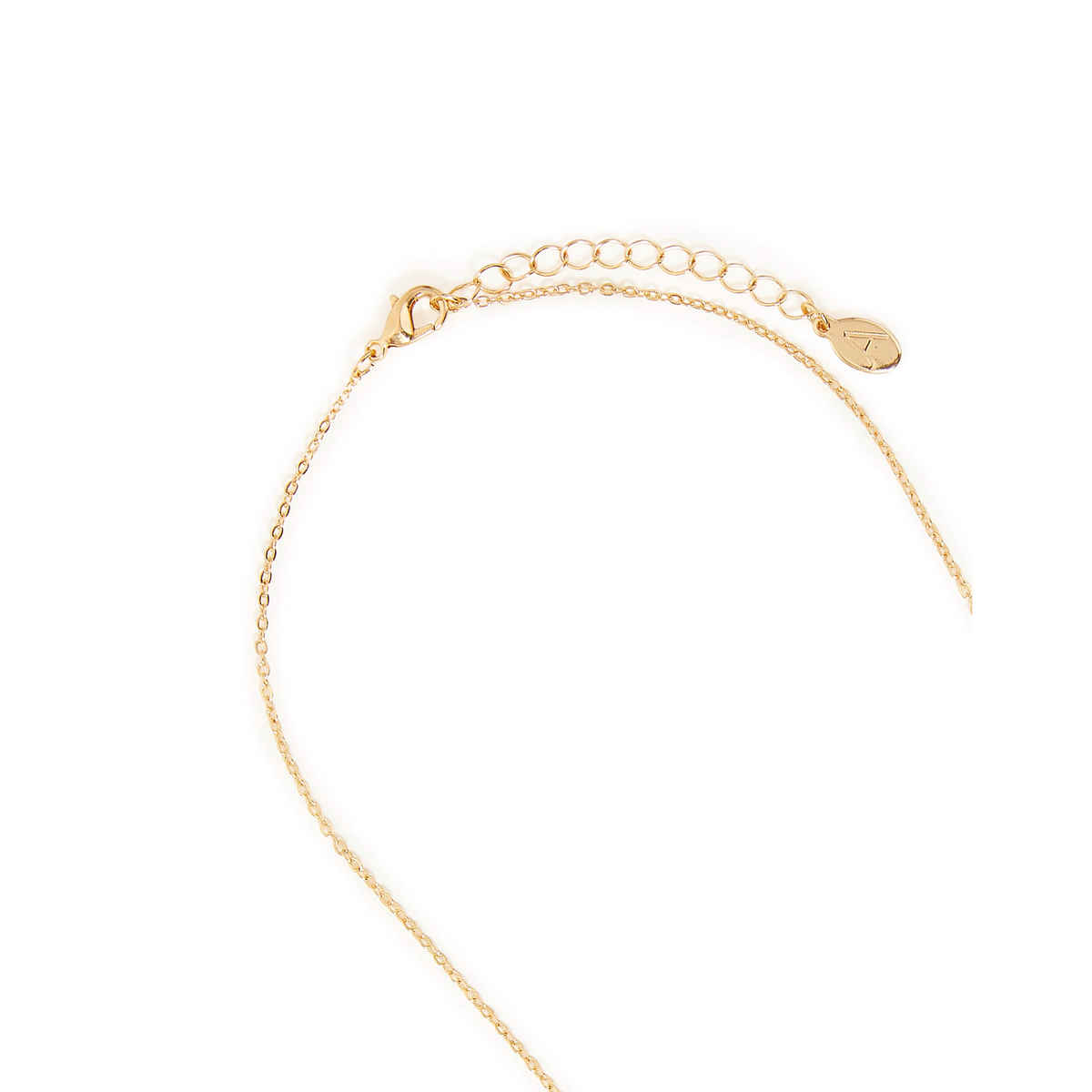 Accessorize London Women Gold Pearly Shell Pendant Necklace