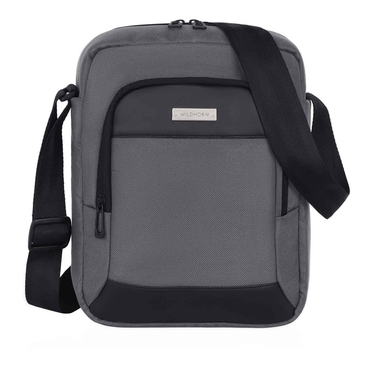 WILDHORN Sling Crossbody, Stylish Shoulder Bag for Men Women, Adjustable Strap | Grey